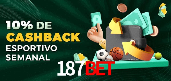 10% de bônus de cashback na 187bet